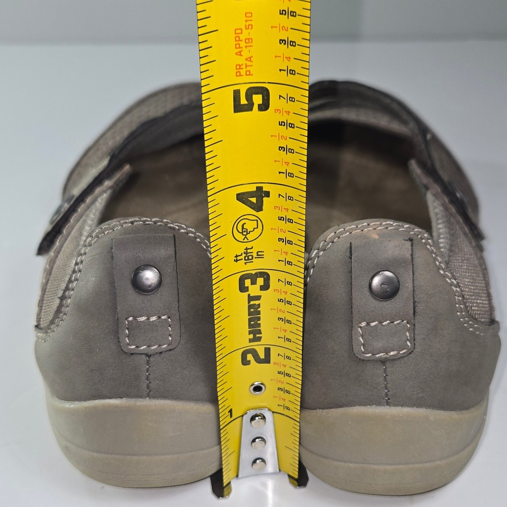 Earth Origins‎ tiffany Comfort Mary Jane Flats Taupe Perforated Leather Size 9 - Picture 7 of 9